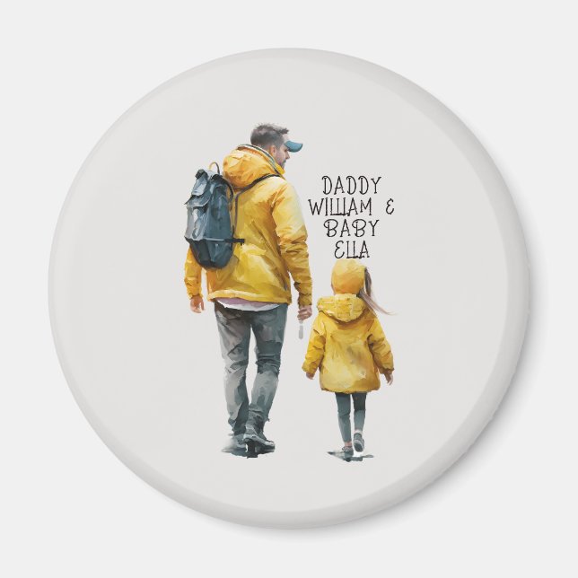 Vater und Tochter Bond (3) Magnet (Vorne)