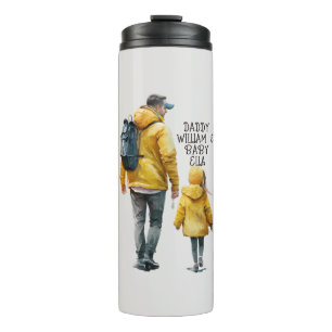 Vater und Tochter Bond (3) Thermosbecher
