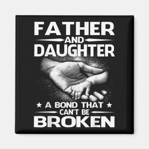 Vater und Tochter eine Anleihe, die nicht zerbroch Magnet