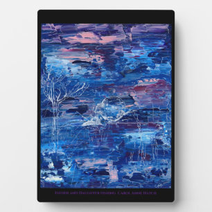 Vater und Tochter Fotoplatte