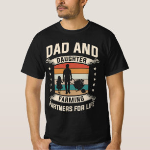Vater- und Tochterlandeteam 🌾 🚜 T-Shirt