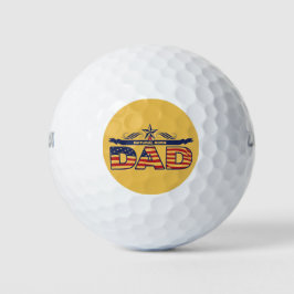 Vater, Vater, ein natürlicher Geborener Vater Golfball