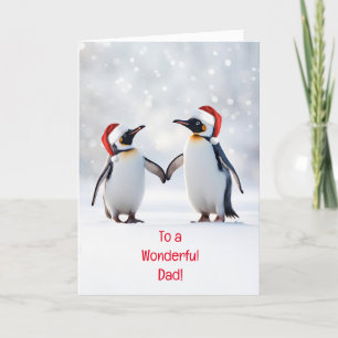 Vater Vater glückliche Weihnachten Weihnachten mit Karte