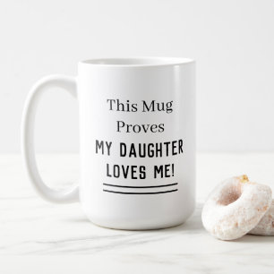 Vater Vater Liebe Tochter Memorieren Sprichwort Sa Kaffeetasse