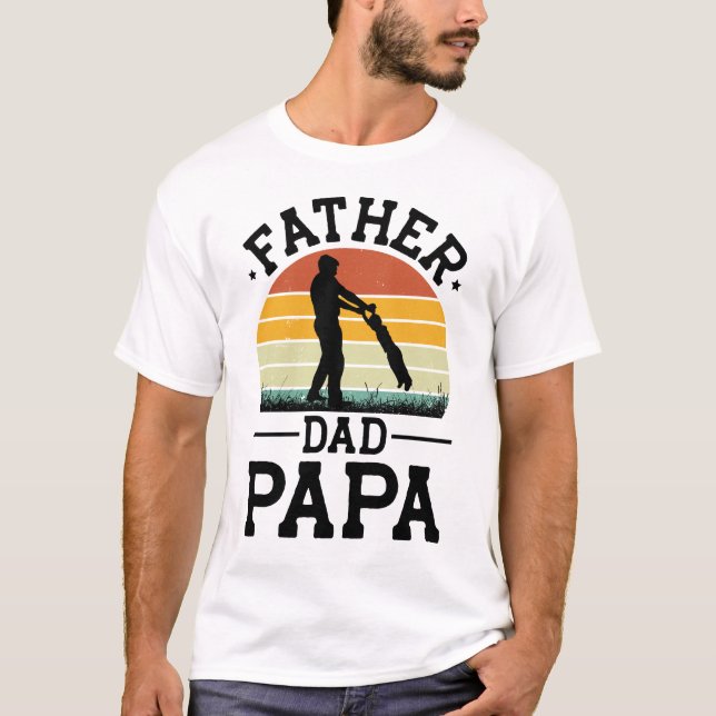 Vater Vater Papa T-Shirt (Vorderseite)