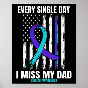 Vater Vater Selbstmord Awareness Prevention Usa Am Poster