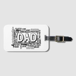 Vater Vater Tag Papa Geburtstag Vater Weihnachten Gepäckanhänger