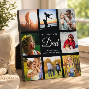 Vater Vatertag Moderne Instagram-Familienfoto Fotoplatte