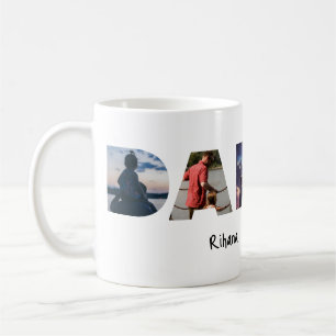 Vater Vatertag personalisiertes Fotogeschenk Kaffeetasse