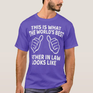 Vater-Vatertag von Daughter Son in Law Bes T-Shirt