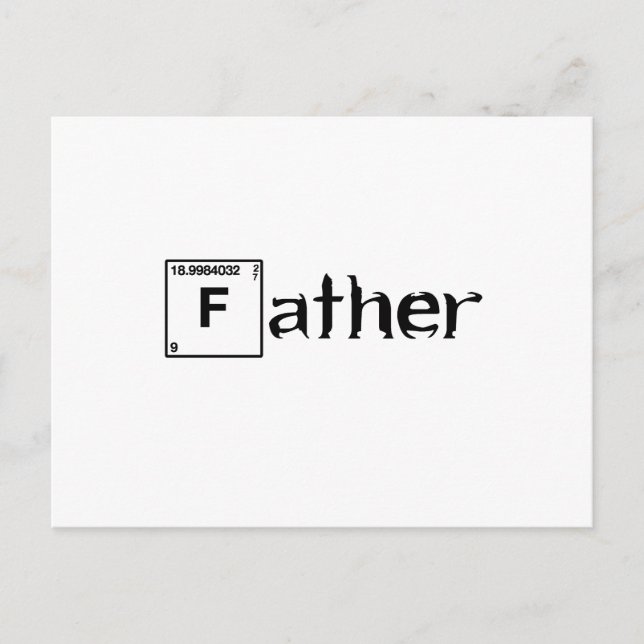 Vater... Vatertagsgeschenk Postkarte (Vorderseite)