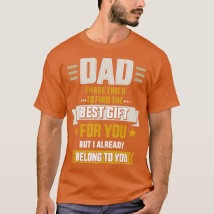 Vater versucht, am besten zu finden, aber bereits  T-Shirt