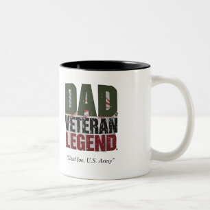 Vater Veteran Legend Tasse - Benutzerdefiniertes G