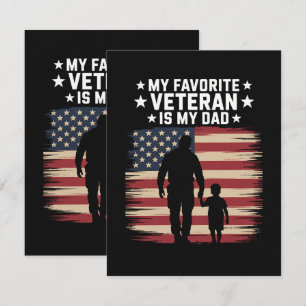 Vater Veteranentag Papa Stolz Karte