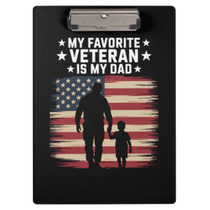 Vater Veteranentag Papa Stolz Klemmbrett