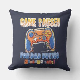 Vater Video Gamer Funny Zitat Kissen