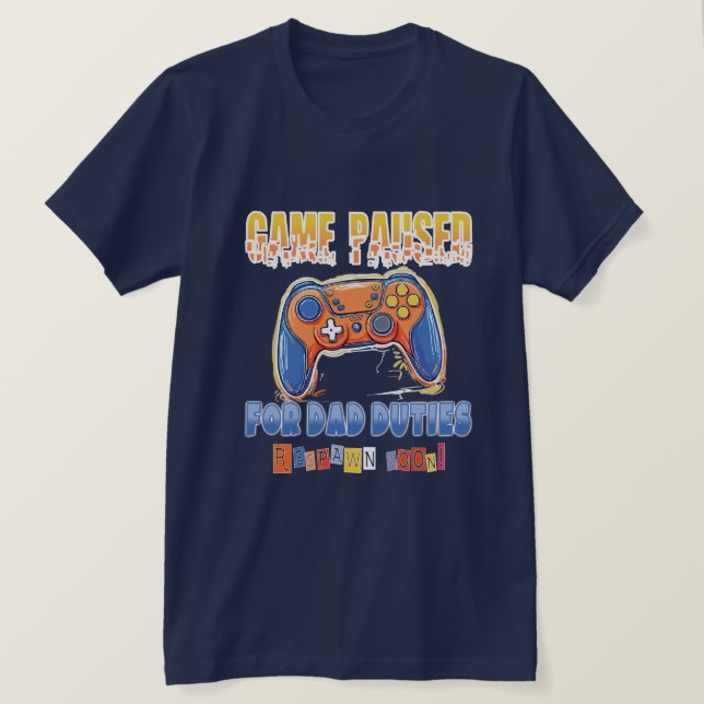 Vater Video Gamer Funny Zitat T-Shirt (Design vorne)