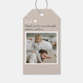 Vater, vielen Dank für - Benutzerdefiniertes Foto  Geschenkanhänger