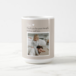 Vater, vielen Dank für - Benutzerdefiniertes Foto  Kaffeetasse