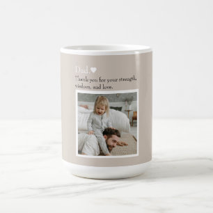 Vater, vielen Dank für - Benutzerdefiniertes Foto  Kaffeetasse