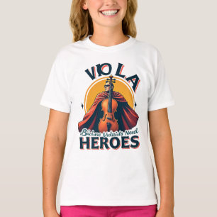 Vater Viola Player, weil Violinisten Helden brauch T-Shirt