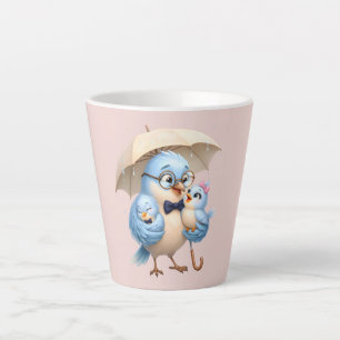 Vater-Vogel-Latte-Tasse Süßes Familiengeschenk Milchtasse