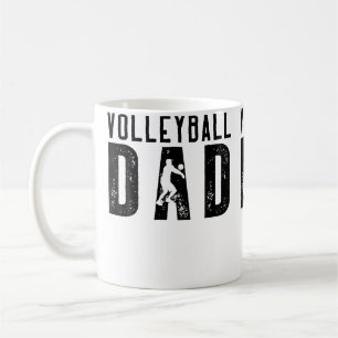 Vater Volleyball für Männer Familie passend Lustig Kaffeetasse