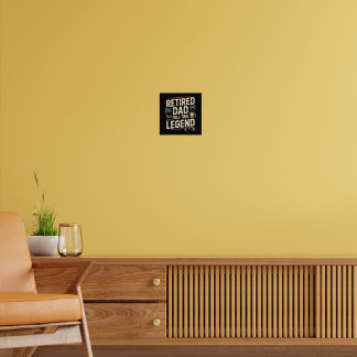 Vater - Vollzeit-Legende-Poster | Funny Wall Poster