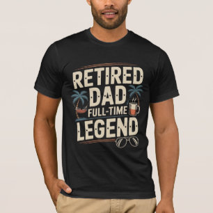 Vater - Vollzeitleder Funny Retirement T-Shirt
