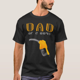 Vater von 2 Jungen Vater oder Großvater von 2 Kind T-Shirt
