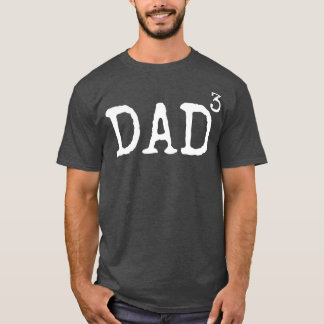 Vater von 3 Geschenke von Kindern Vater kubiert Va T-Shirt