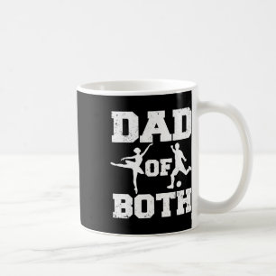Vater von beiden Llet Fußball Lustiger Tanz Sport Kaffeetasse