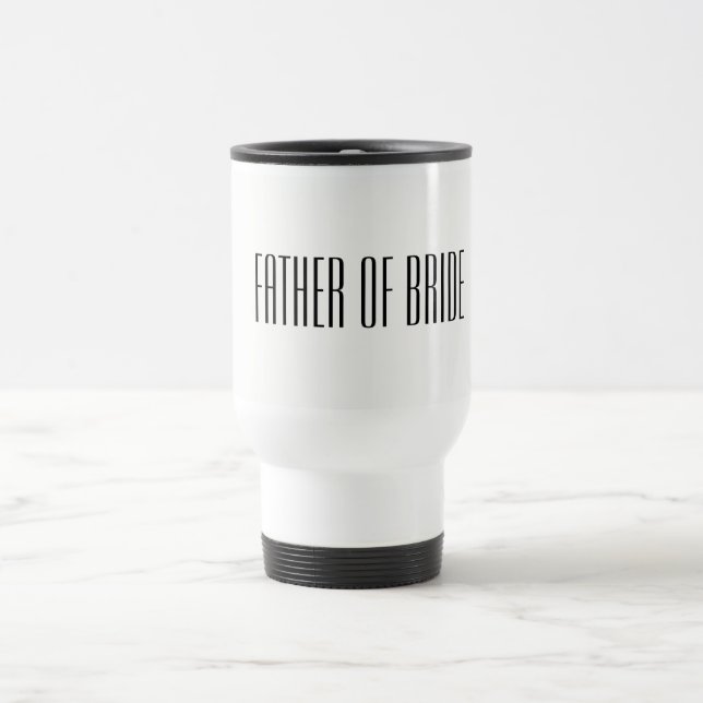 Vater von Bride Travel Mug Reisebecher (Mittel)