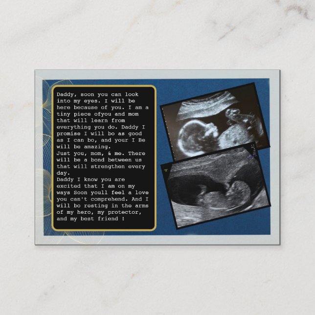 Vater von Bump bis Daddy fördern: Unglaublich witz Empfehlungskarte (Vorderseite)