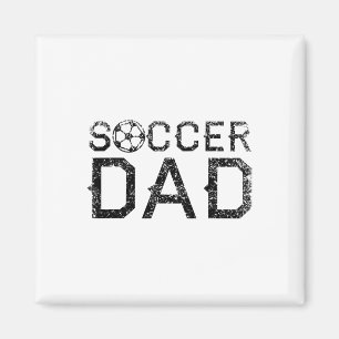 Vater von Fußball Papa Vater 1 Magnet