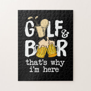 Vater von Golf und Bierjoch Funny Fathers Day-Gesc