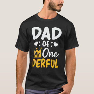 Vater von Herrn Onederful 1st Birthday Party Match T-Shirt