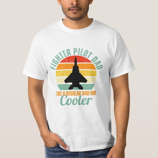 Vater von Kampfflugzeugen T-Shirt (Vorderseite)