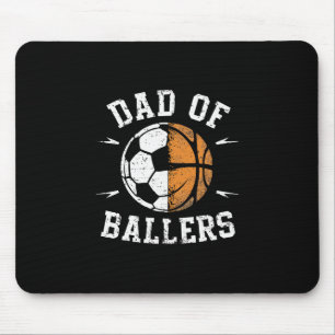 Vater von Llers Sketll Fußball Ll Vatertag Coach Mousepad