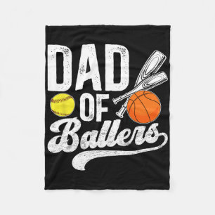 Vater von Llers Softll Sketll Dad Fleecedecke