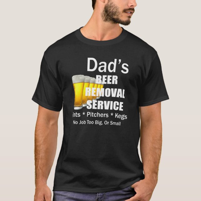 Vater von Mens bedienen sich des Entfernungsdienst T-Shirt (Vorderseite)