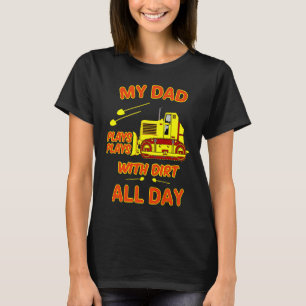 Vater von schweren Maschinen mit Schotteroper T-Shirt