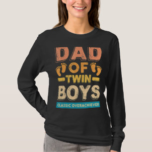 Vater von Twin Boys Classic Übererfüller Zwillings T-Shirt