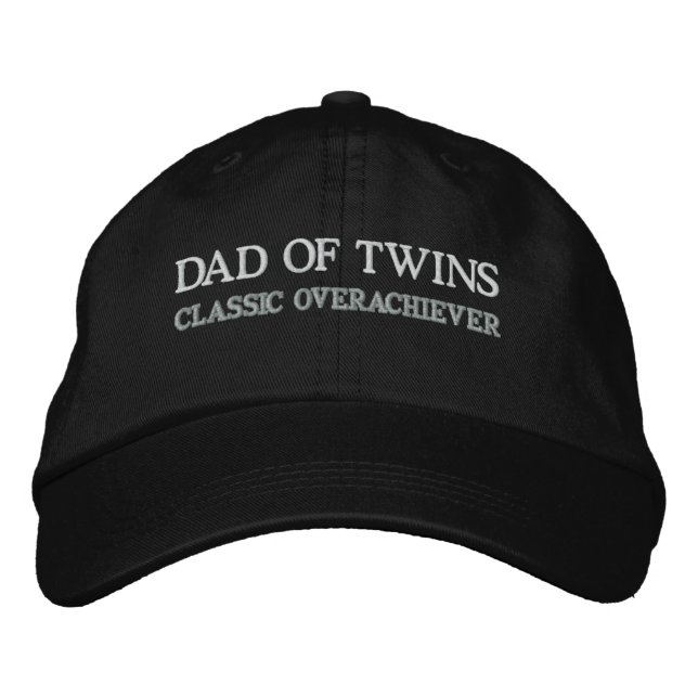 VATER VON TWINS BESTICKTE BASEBALLKAPPE (Vorderseite)