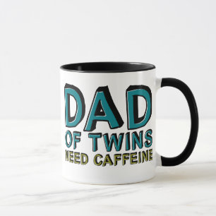 Vater von Twins NEED Koffein Tasse