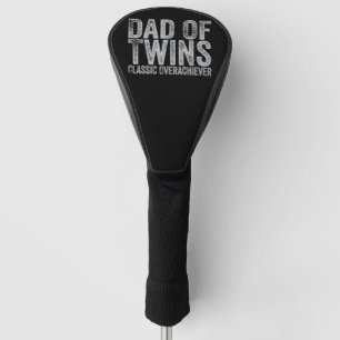 Vater von Zwillingen Klassischer Überflieger Retro Golf Headcover