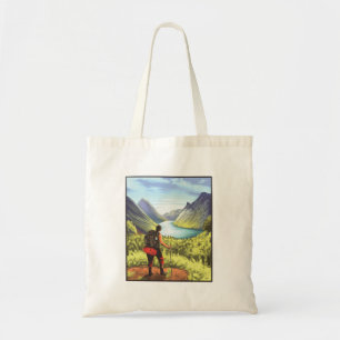 Vater Wandern Rocks Art Tragetasche