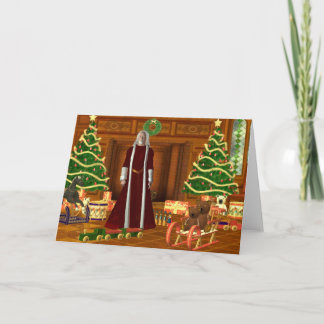 Vater-Weihnachten Feiertagskarte