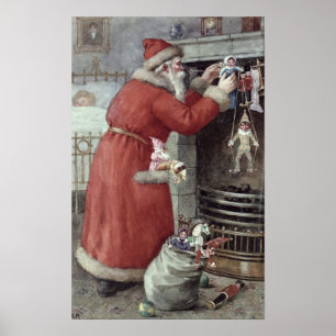 Vater-Weihnachten Poster