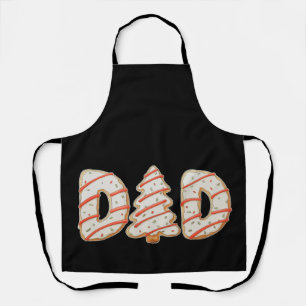 Vater Weihnachtsbaum Kuchen Matching Familienurlau Schürze